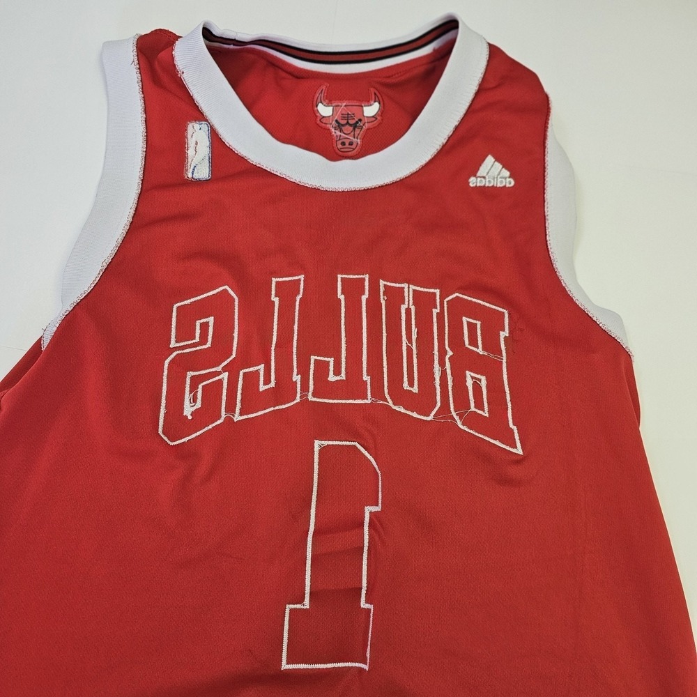 Derrick Rose Red Jersey Chicago Bulls Embroidered (0007) - Picture 16 of 16